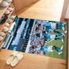 Manchester City Customize Your Name Floor Mat Design for Bedrooms Game Room Dormitory Foyer Antislip Carpet Decorate Offices Wedding Party Gift