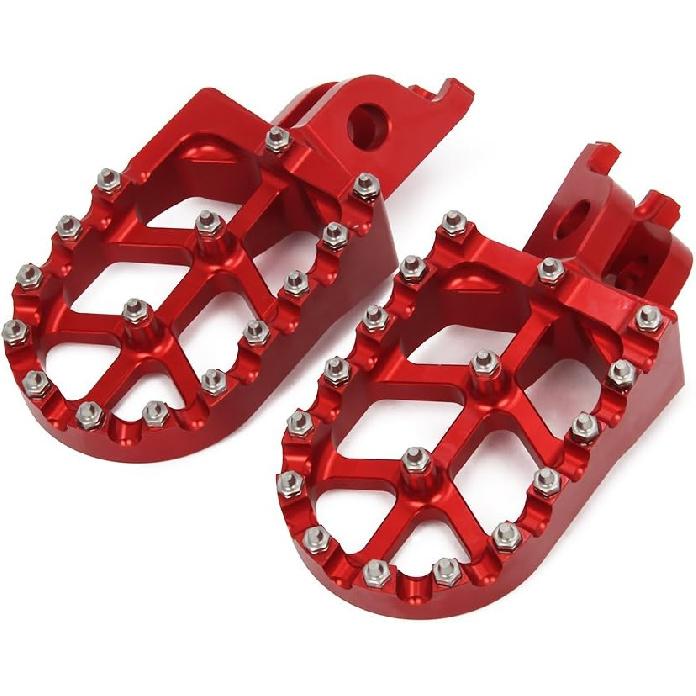 JFG RACING Dirt Bike Foot Pegs Motorcycle Footpegs Foot Pedals Rests CNC For CRF150R 07-23 CRF250R 04-23 CRF450R 02-23 CRF250L 12-21 CRF300L 21-23