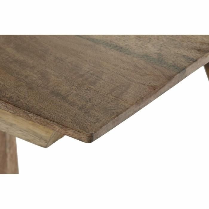 Table de salle à manger - Naturel - Bois de manguier - 180 x 90 x 76 cm - Design alpin - Robuste