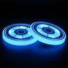 2PCS LED Car Cup Holder Light  3 Mode 7 Color Conversion  Rechargeable Cup Holder With Brightness And Vibration Sensors  Cool Car Accessories  Gaming