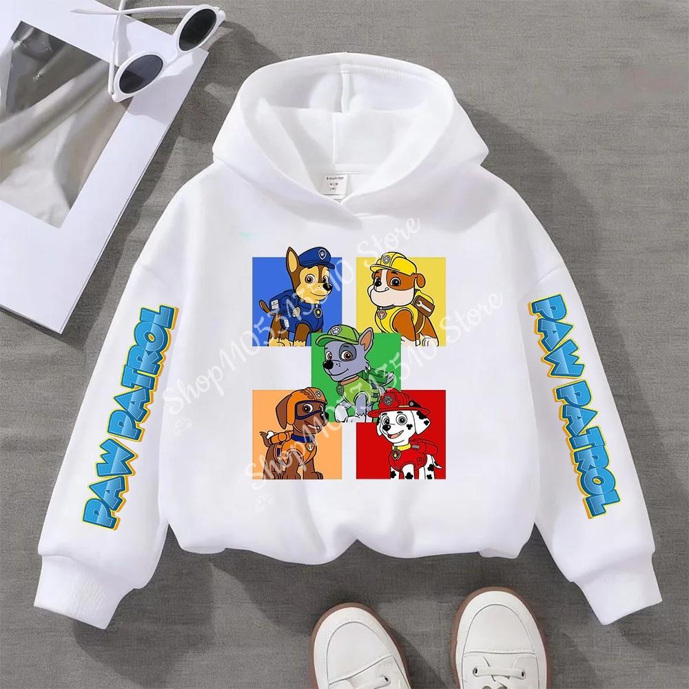 PAW Patrols Cartoon Chase Skye Kids Sweatshirt Printed Hoodie Trendy Long Sleeve Hoodies Girls Tops Clothing Boys Clothes Gifts