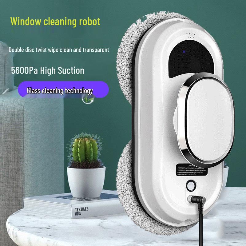 High-Altitude Automatic Window Cleaning Robot with Long-Lasting Suction and Anti-Fall Features