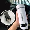 Cană de cafea 12V/24V oțel inoxidabil 450ML mașină încălzire ceașcă fierbător electric apă încălzitor sticlă cu 4 setări de temperatură