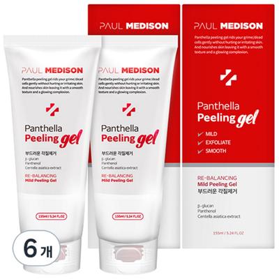 Paul Madison Panthella Gel Exfoliant, 155ml, 6 unités