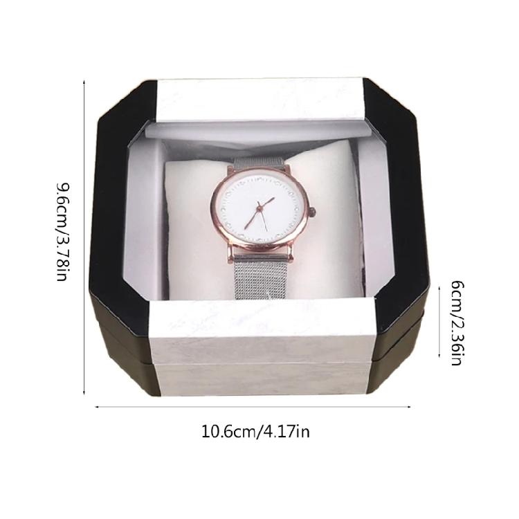 Stylish Watch Storage Box Convenient Watch Jewelry Organizers Watch Display Box