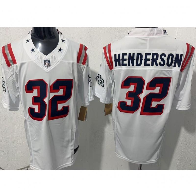 Vlastní vyšívaný fotbalový dres Tým New England Patriots Sportovní uniforma Pánské Fanoušci