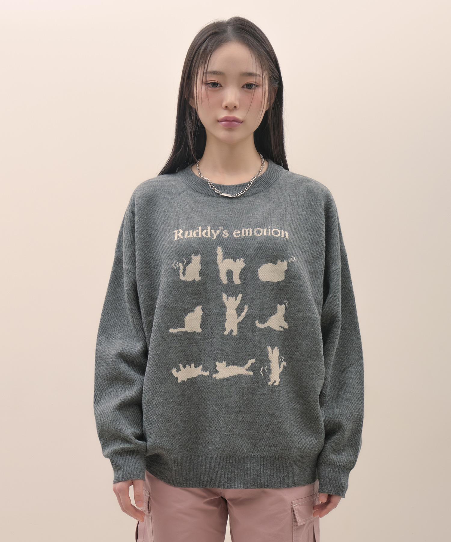 Bonchams [Bonchamps X Ruddy Chicks] Ruddy Emotion Knit B22Ft09Ch M