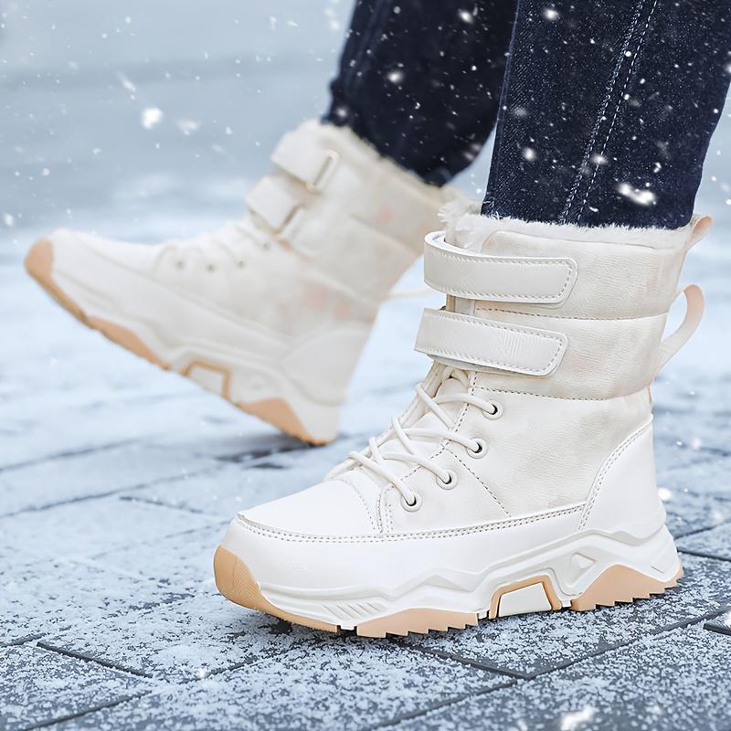 Fashion Snow Boots Ages Under Warm Lining Design Closure Strap Comfortable Feeling Winter Boots Snow Shoes