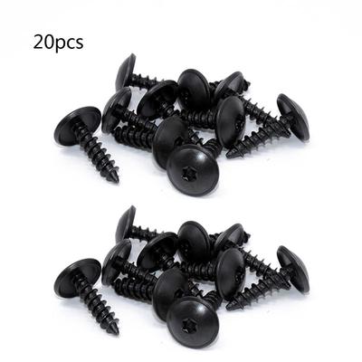 20 Pcs/lot Universal Engine Cover Undertray Wheel Arch Torx Screw Fastener Clips