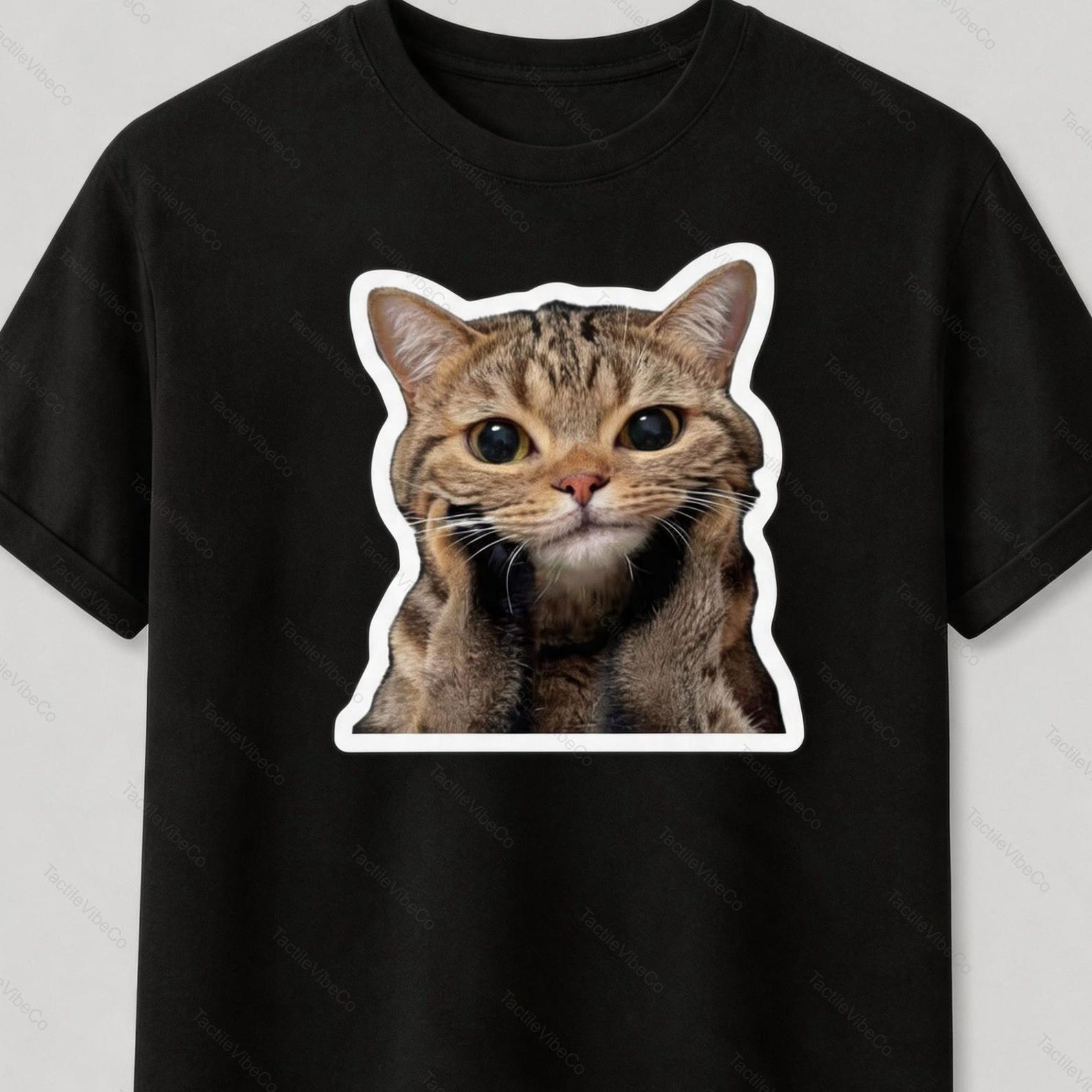 Cat Graphic T-Shirt, Cute Cat Face Tee, Funny Cat Lover Shirt, Cat Mom Cat Dad Pet Owner Tee, Cat Lover Gift XL