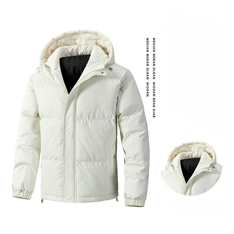 Baumwollgepolsterte Jacke für Männer und Frauen im gleichen Stil Winter Locker Kapuzenbaumwollgepolsterte Jacke Partnerjacke Männer