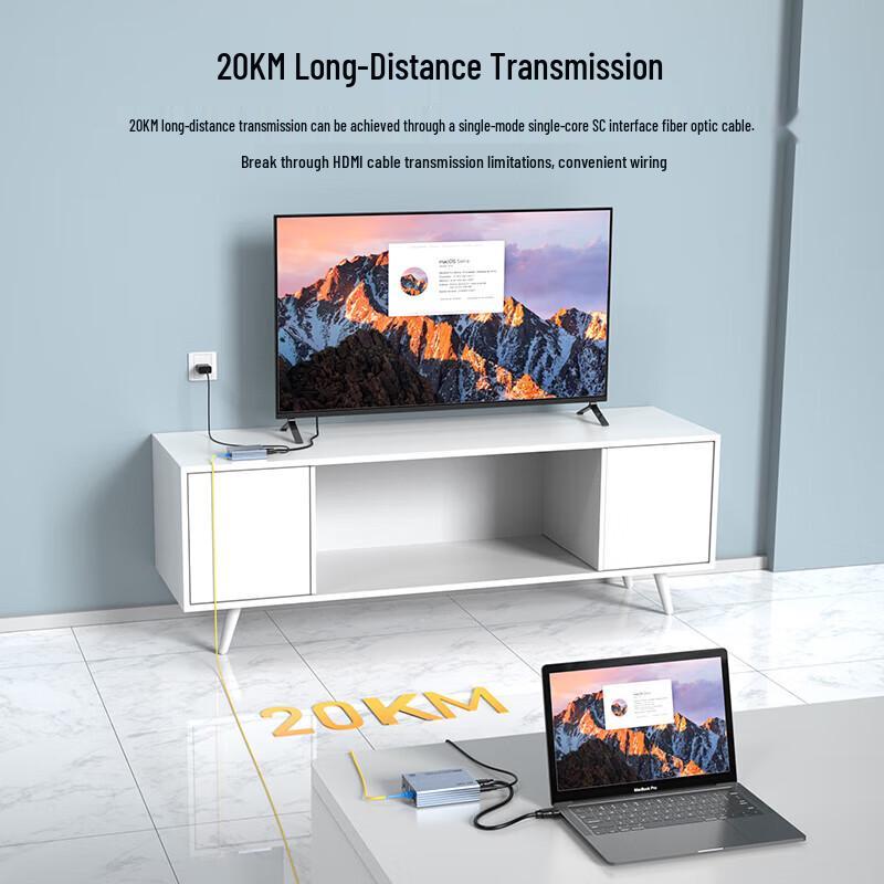 MT-viki HDMI KVM Fiber Optic Extender 20KM