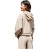 Anta Solid Color Zip-Up Hooded Versatile Loose Jacket Women Jackets 962537701-2