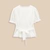 IEF French Style V-Neck Lace Top