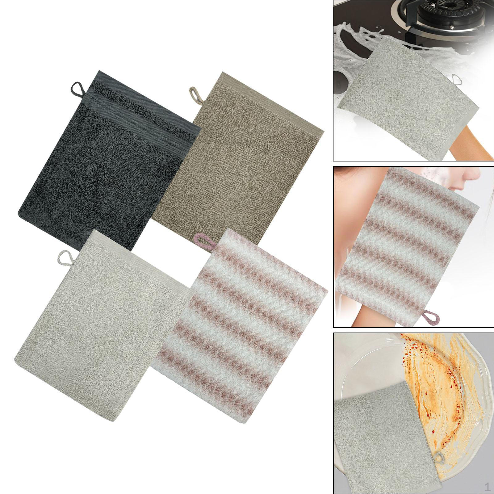 

4 штуки мочалок для тела, мягкие, впитывающие, многоразовые, многофункциональные, простые в использовании Style B