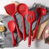 Five-Piece Silicone Kitchen Utensil Set: Spatula, Ladle, and Multifunctional Cooking Tools