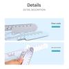 5PCS Pupil Distance Measuring Ruler With Clear Scale Marking For Accurate Eyeglass Fitting And View Testing