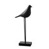 Artistic Resin Animal Statues Black & White Bird Figurine, Minimalist Modern Art Sculpture for TV Interior Design Accents Cabinet Bookshelf