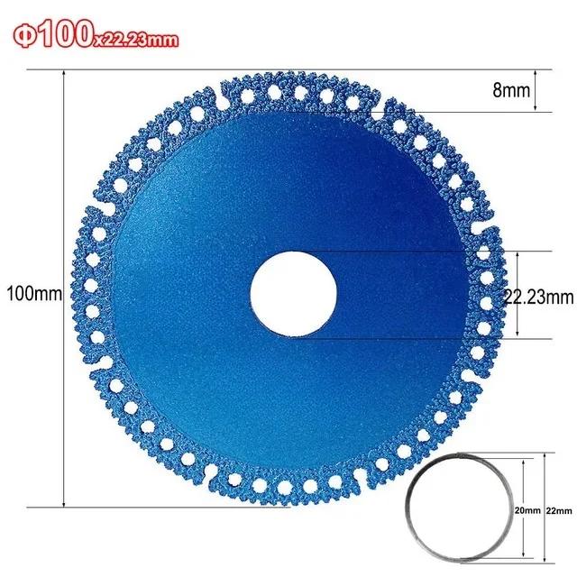 

110/125 мм Композитный многофункциональный режущий пильный диск Ультратонкий пильный диск для резки керамической плитки и стекла для угловой шлифовальной машины 22.23mm