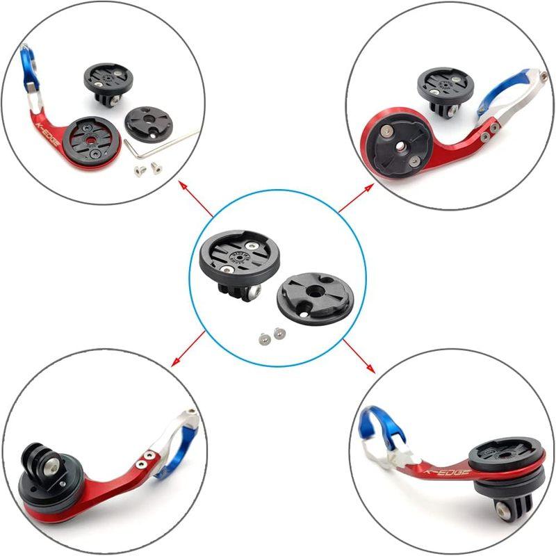 Garmin To GoPro Adapter, Compatible with Garmin Male/Female Mount, Bike Camera/Light Bracket Base