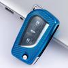 Toyota RAV4 2020 Key Case: Carbon Fiber Full Coverage with Personalized Shell & Buckle