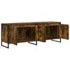 TV Stand 140 X 36 X 49.5 Cm Smoked Oak Engineered Wood