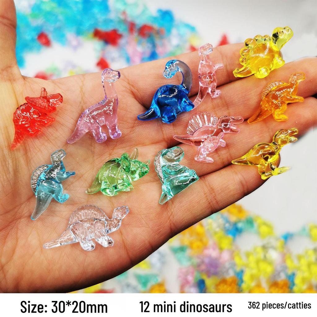 Colorful Mini Acrylic Milk Bottle Cartoon Ornaments - Cute Handmade DIY Decorative Accessories