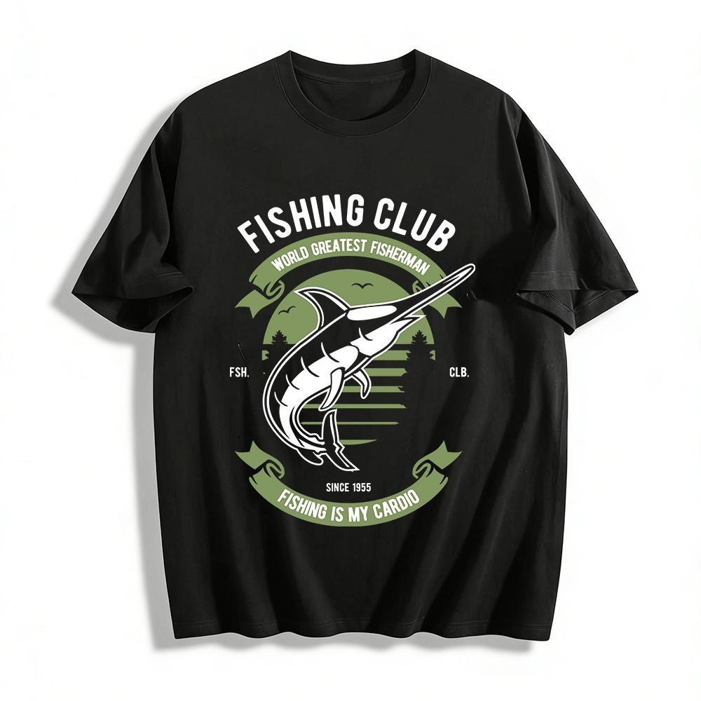 World Greatest Fisherman Tee Fishing Is My Cardio Top Pure cotton T-shirt XXS