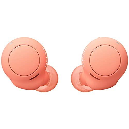 Sony Wireless Noise Cancelling Earbuds WF-C500 Coral Orange 5.4g IPX4 Water Resistant High-Precision Call Easy Pairing