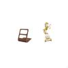 TV Remote Organizer Horse Figurine Modern Statue Desktop Storage Box with Two Compartments Tabletop