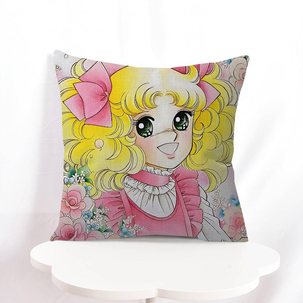 Manga Candy Cartoon Cushion Cover Pillow Cover Decor Pillowcase Printed Cushion Case For Couch