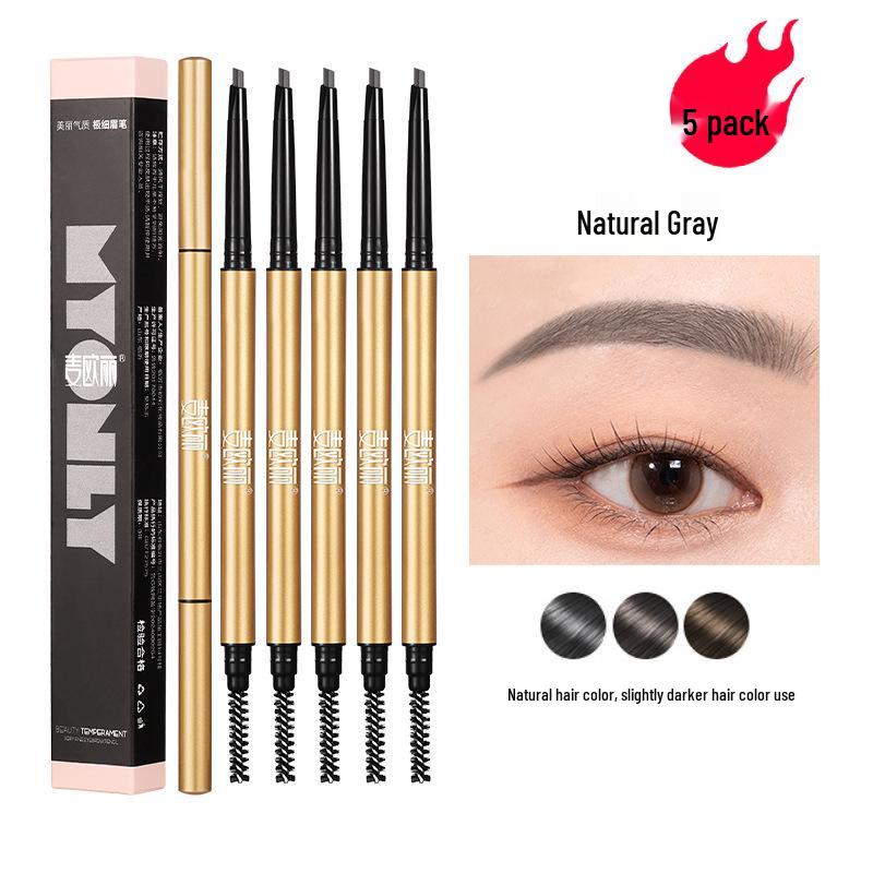 Maiolee Little Gold Dual-Ended Ultra-Fine Smudge-Proof Eyebrow Pencil