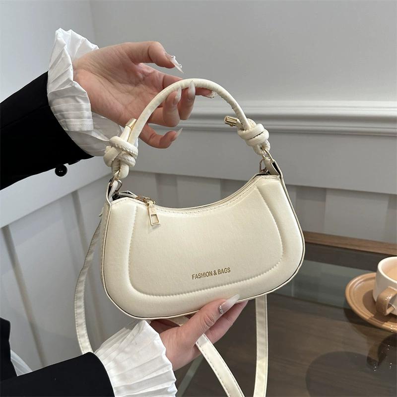 

2026 New Luxury Fashi Women s Bag Handbags Ladies Solid Color High-end Texture Versatile Shoulder Bag for Women Bolsos білий