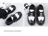 Herren Casual Britischer Stil Colorblock Lederschuhe mit dicker Sohle und Höhenerhöhung