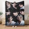 Kpop Stars Unite Blanket Soft Throw Blanket For Home Bedroom Bed Sofa Travel Office Solid Christmas Blanket