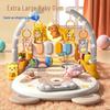 Newborn Baby Pedal Piano Fitness Rack: Early Education Music Toy for 0-3 Months