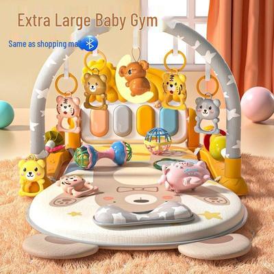 Newborn Baby Pedal Piano Fitness Rack: Early Education Music Toy for 0-3 Months