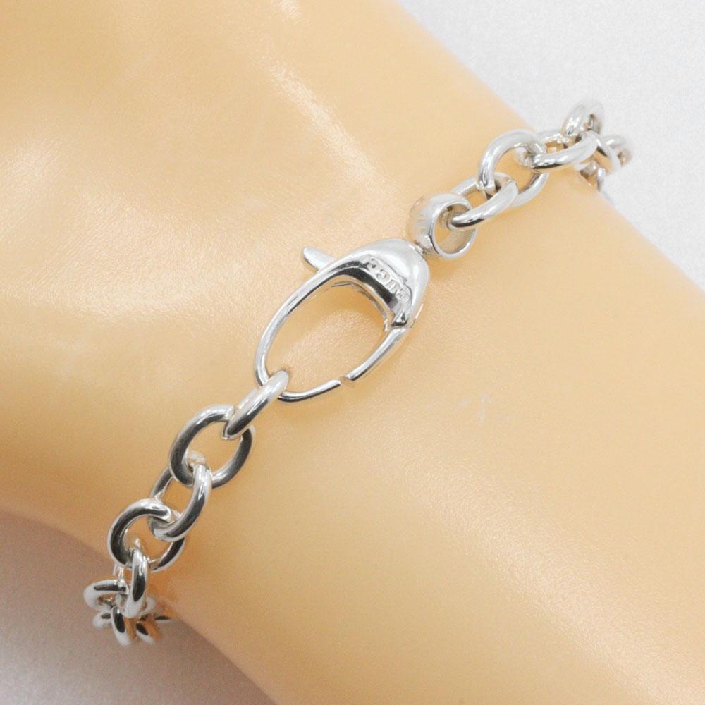 GUCCI GG Bracelet Silver925 19g Women Used