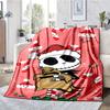 The Nightmare Before Christmas Theme Printed Blanket - Perfect for Couch, Bed, Travel & Outdoor Use | Machine Washable, Cozy & Durable.