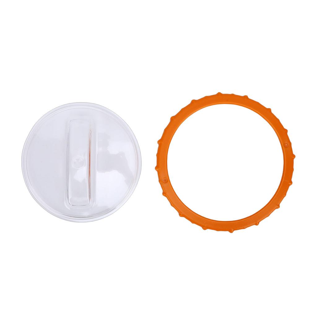 P07018 Orange Nut with P07019 Clear Lid, Plastic Pool Sand Filter, Leakproof Pressure Stability Pump Replacement Accessory for Pool