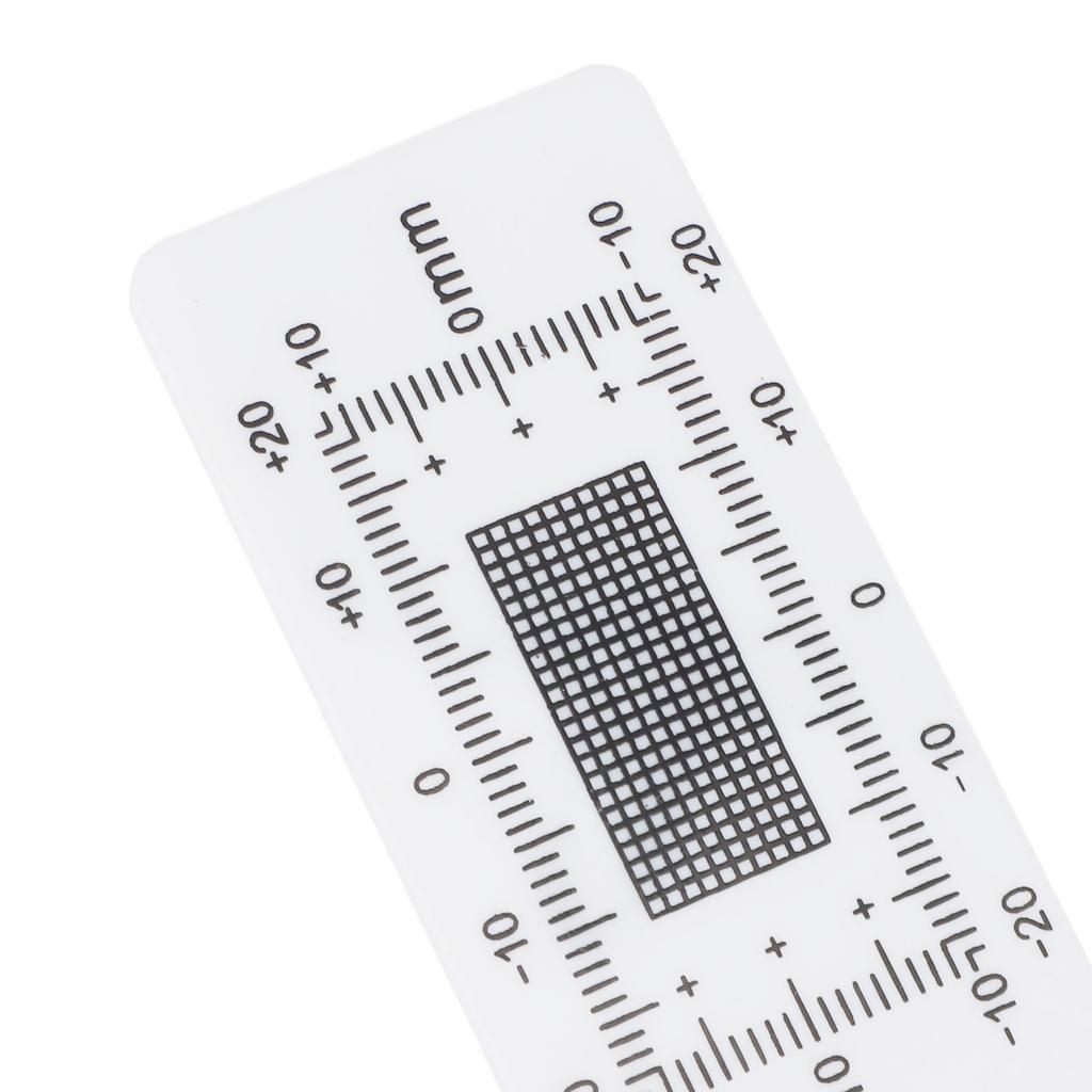 Easy Read Grid Corner Crack Gauge Transparent Construction Tools  Building Inspection