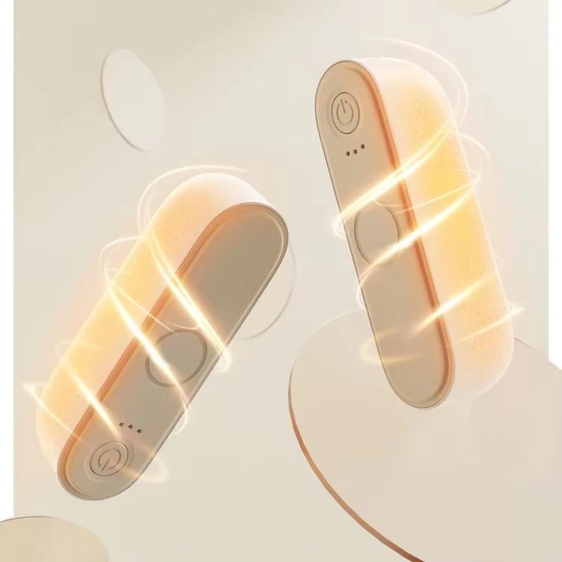 Portable Hand Warmers 2 In 1 Magnetic Rechargeable Electric Handwarmers Ergonomic Compact Pocket Heater Tech Gifts Outdoors
