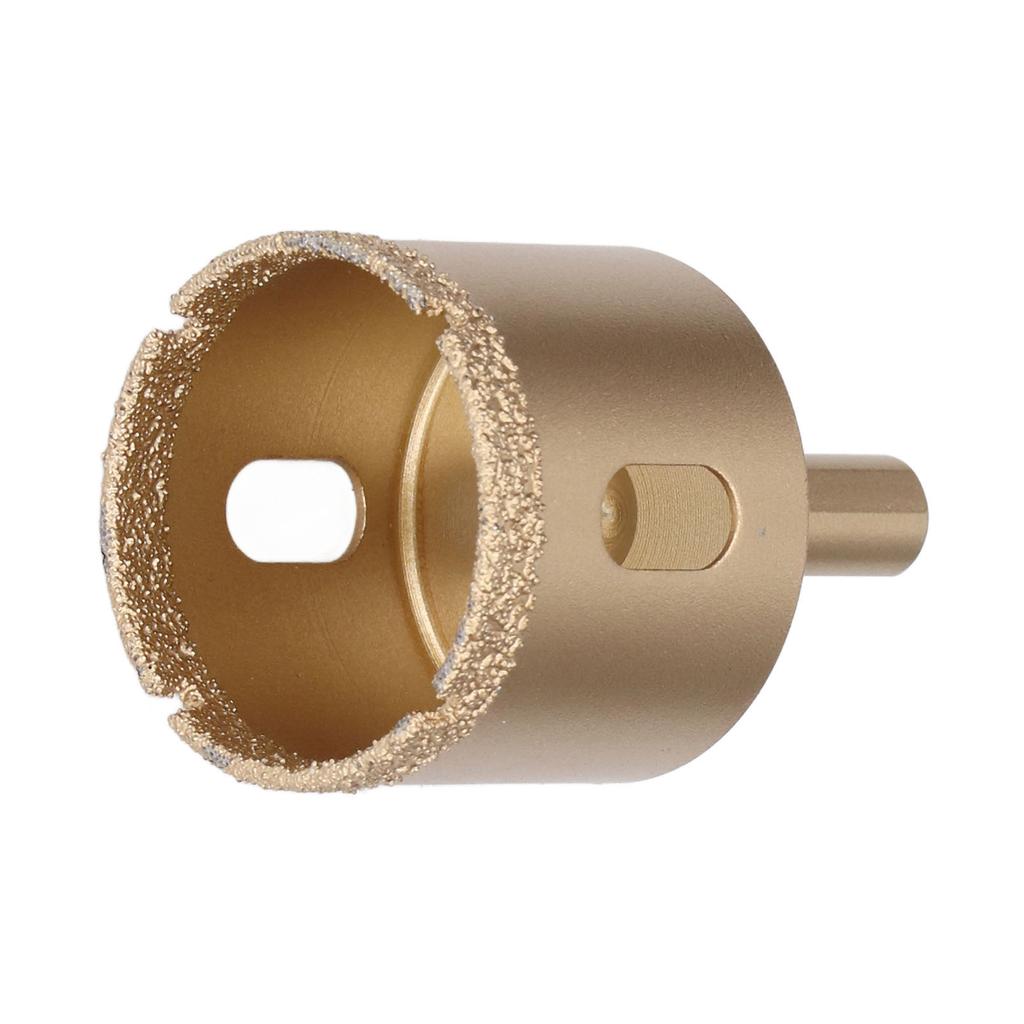 Hole Saw Carbon Steel Tile Holes Opener Drill Bit for Porcelain Glass Triangular Shank