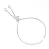 2pcs Copper Plated Adjustable Bracelet Extender Chains With Silicone Beads For Jewelry Making DIY Necklace Bracelets Accessories