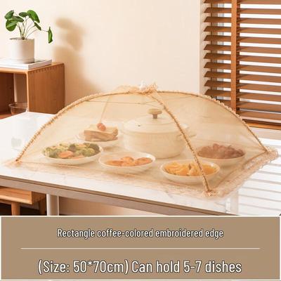 ZISIZ Embroidered Table Food Cover