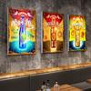 Bunte Perk-a-Cola Poster und Drucke Wandkunst Bilder Getränkeflasche Pop Art Leinwandgemälde Modern Retro Bar Club Heimdekor