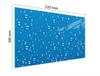 GLAS-SCHNEIDEBRETT 52x30 TROPFEN