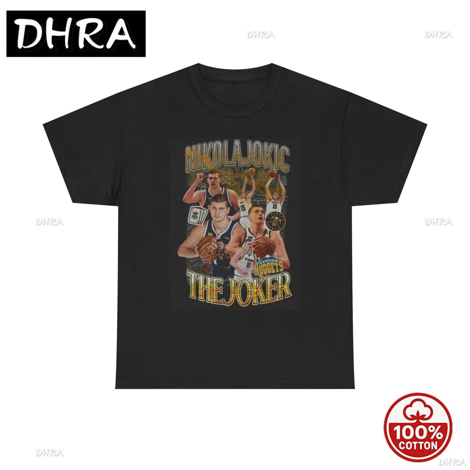 

Nikola Jokic Basketball Graphic T Shirt Vintage Unisex Heavy Cotton Tee Boyfriend T Shirt Printed Tee Skater Street Fashion S