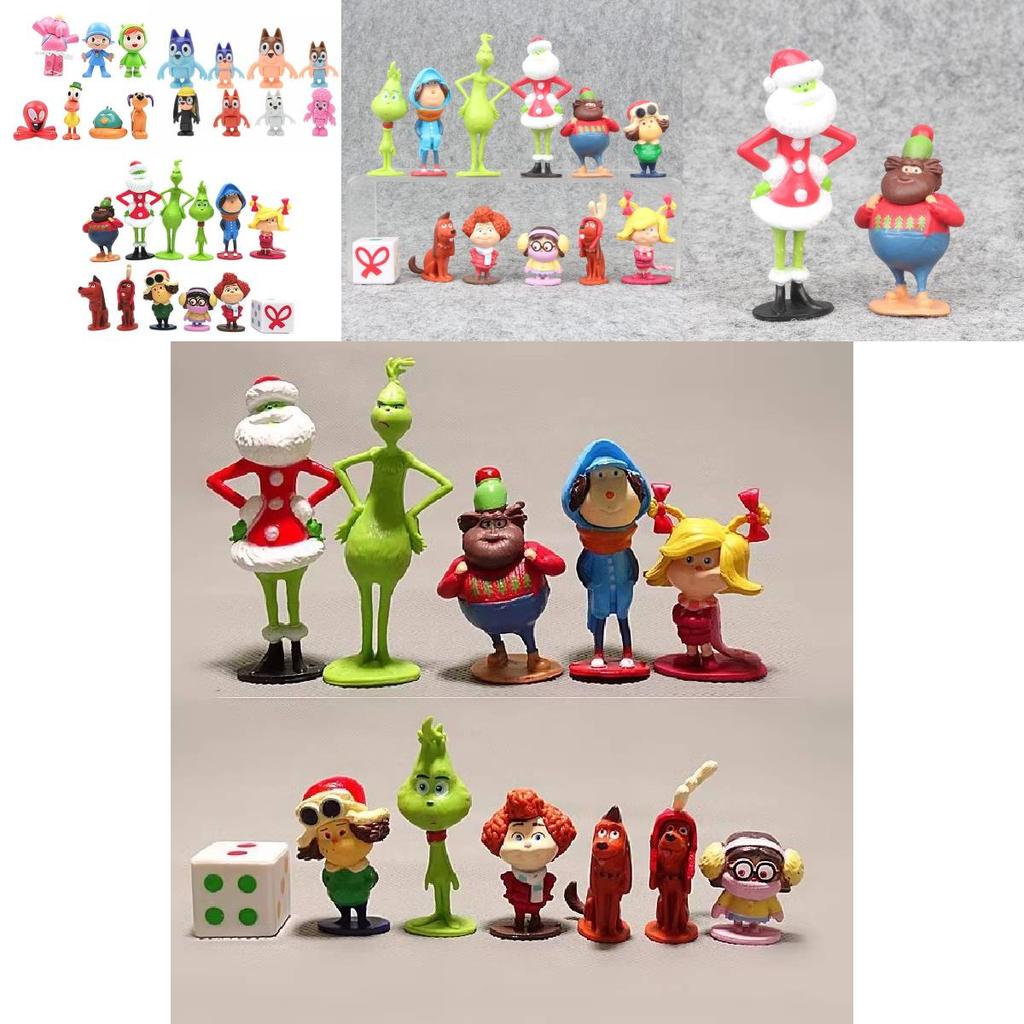 Collectible Cute Puppy Figurines Set For Cake Decoration Or Office Display In 12 Unique Designs