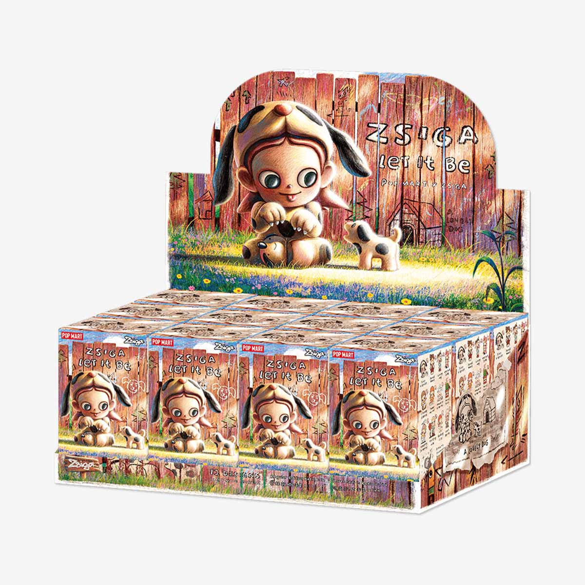 POP MART Zsiga Серия фигурок Let It Be Blind Box (Одинарная упаковка / Набор из 12 штук)